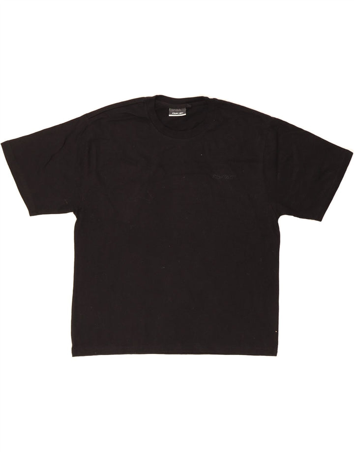 REEBOK Mens T-Shirt Top 2XL Black Vintage Reebok and Second-Hand Reebok from Messina Hembry 