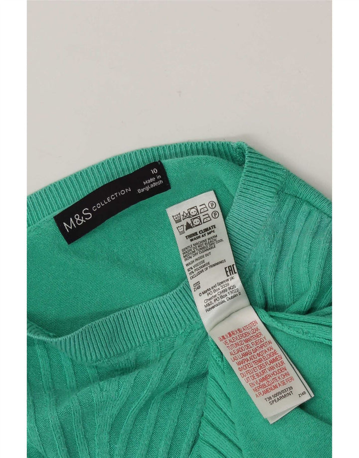 Marks & Spencer Top ženska bluza UK 10 Mala zelena viskoza