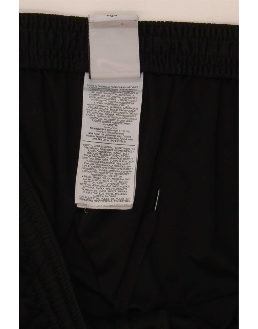 Nike muške hlače za trenirku Dri Fit 2XL crni poliester u boji