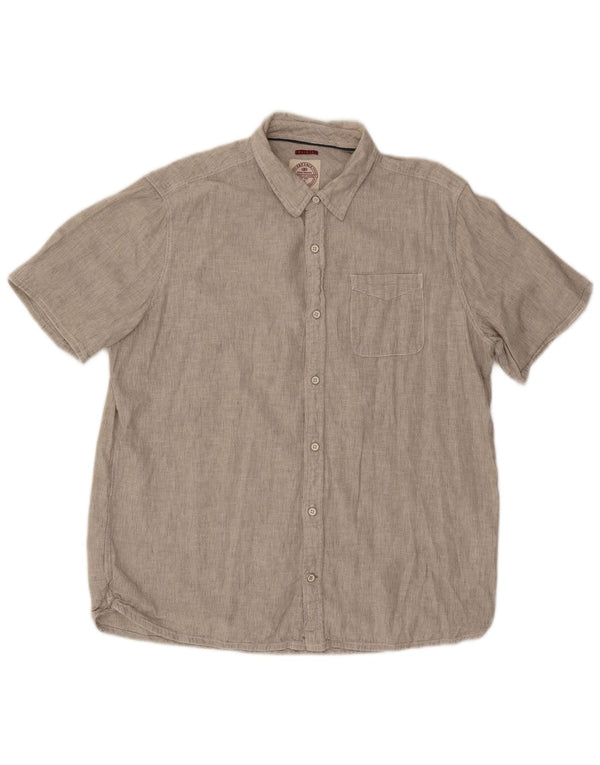 Fat Face muška košulja kratkih rukava XL bež