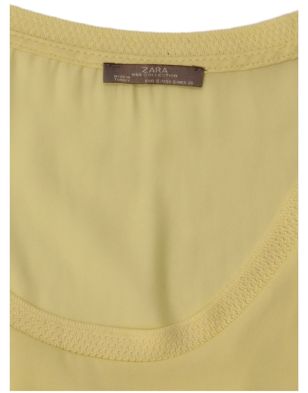 Zara ženska bluza Top UK 10 Small Yellow