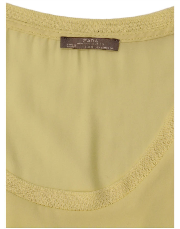 Zara ženska bluza Top UK 10 Small Yellow