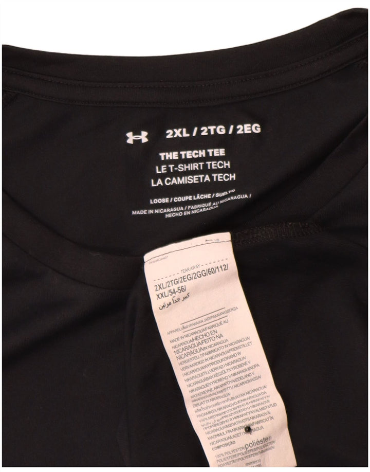 Under Armour muška majica kratkih rukava 2XL crni poliester