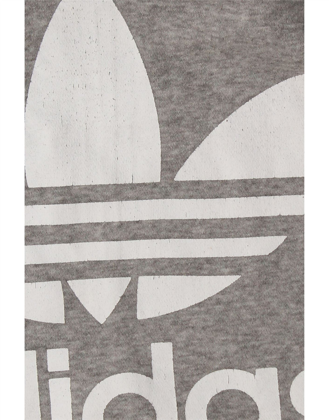 ADIDAS Ženska majica s kapuljačom s grafičkim motivima UK 10 Mali sivi pamuk