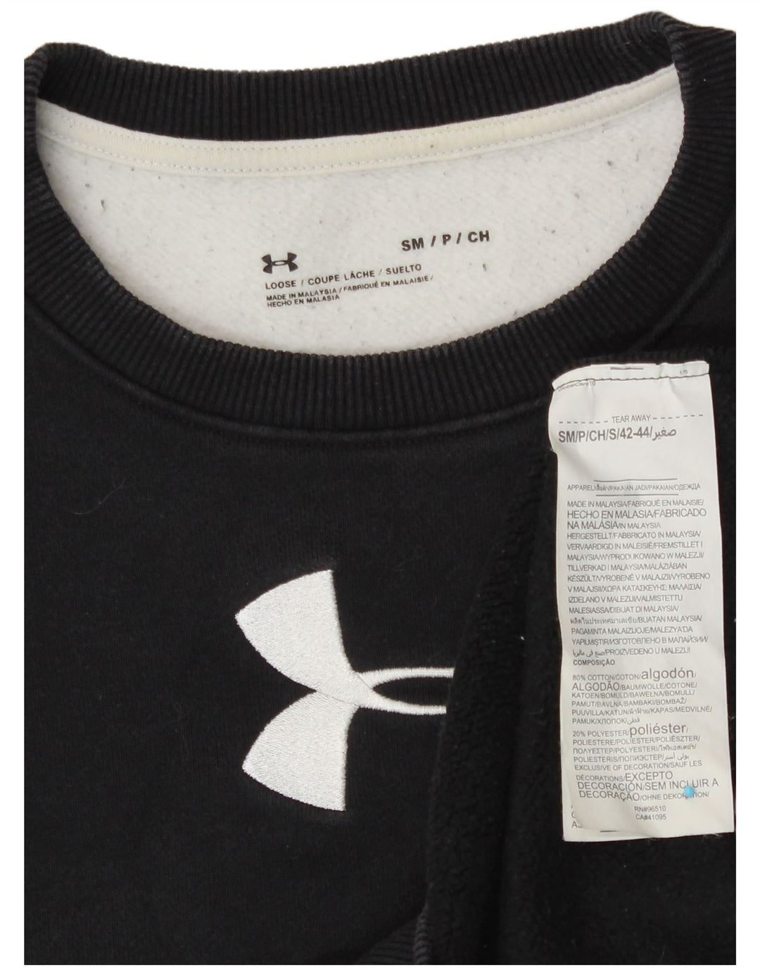 UNDER ARMOUR Ženska majica s kratkim rukavima UK 10 Small Black Colourblock
