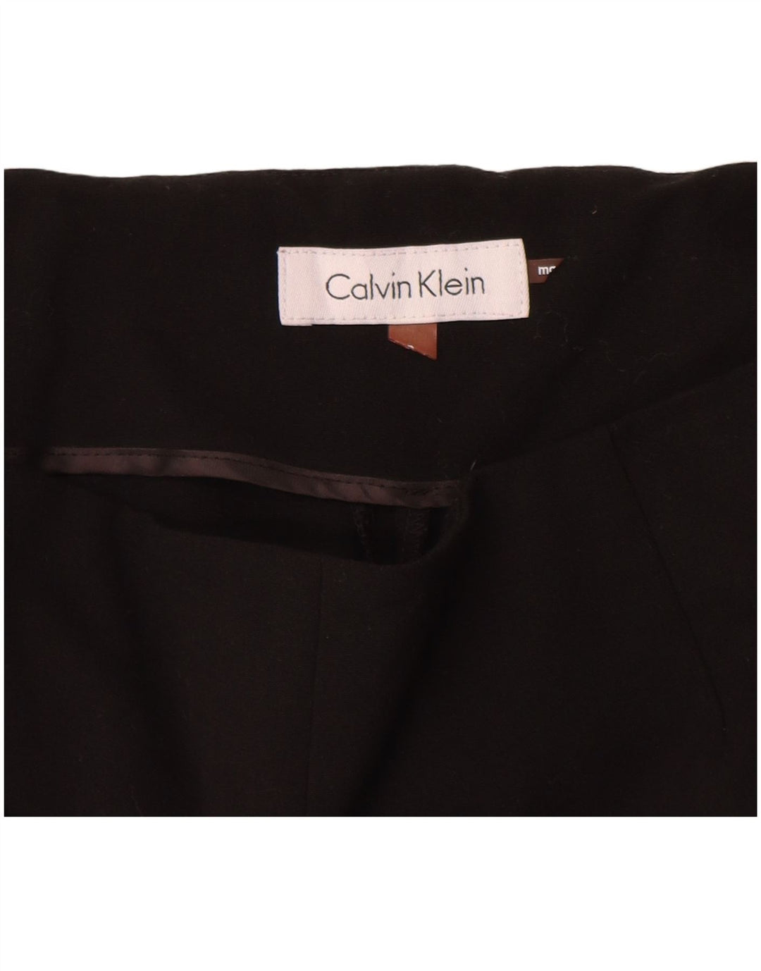 Calvin Klein ženske uske hlače W28 L27 crni poliester