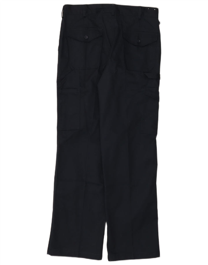 Dickies muške ravne kargo hlače W32 L30 tamnoplavi poliester