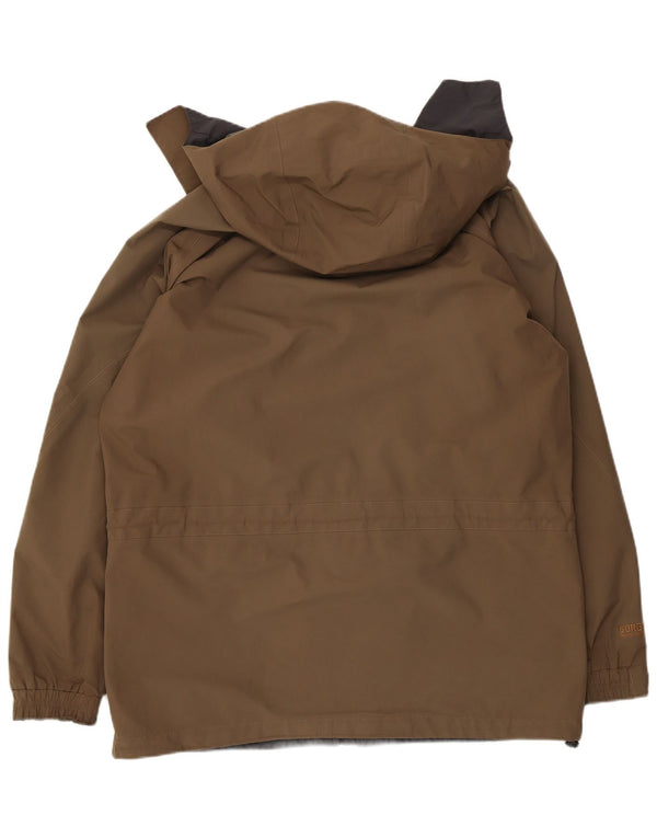 Berghaus muška vjetrovka s kapuljačom UK 40 velika smeđa najlonska jakna