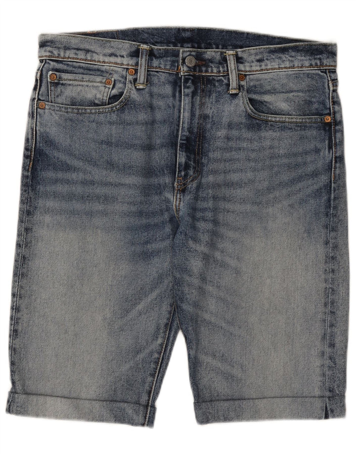 Levi's muške 502 traper kratke hlače W34 veliki plavi pamuk