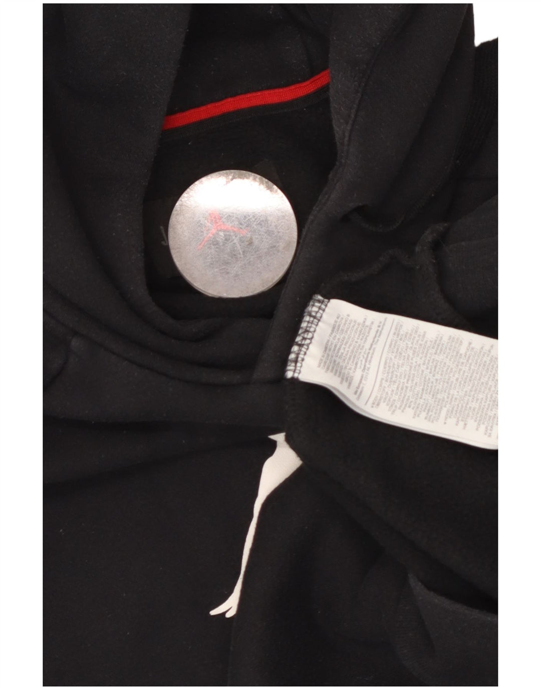 JORDAN muška majica s kapuljačom s kapuljačom srednje veličine, crni pamuk