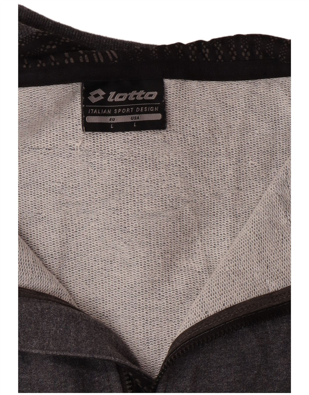 LOTTO ženski pulover s kapuljačom s patentnim zatvaračem UK 16 Large Grey