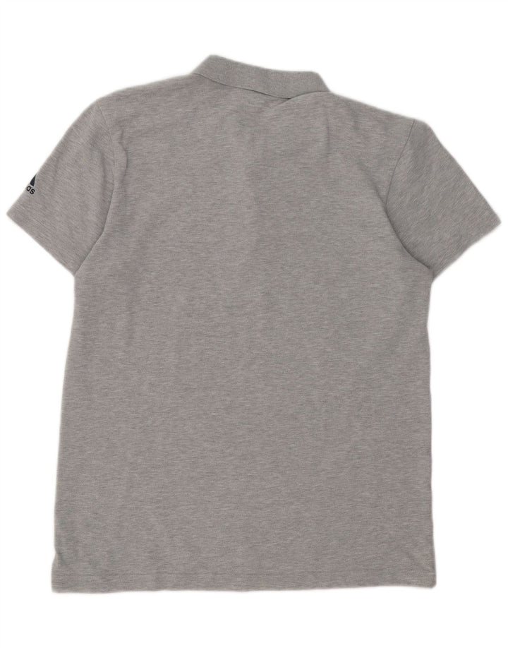 Adidas muška polo majica srednje siva s pjegama
