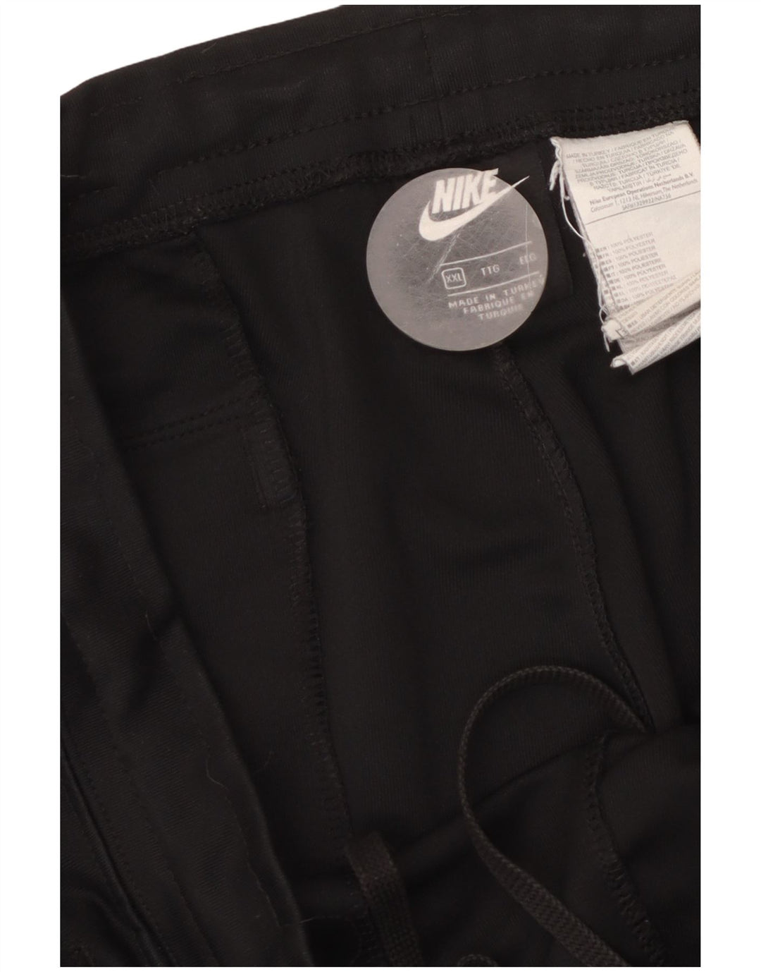 NIKE Muške hlače za trenirku s grafičkim motivima 2XL, crni poliester