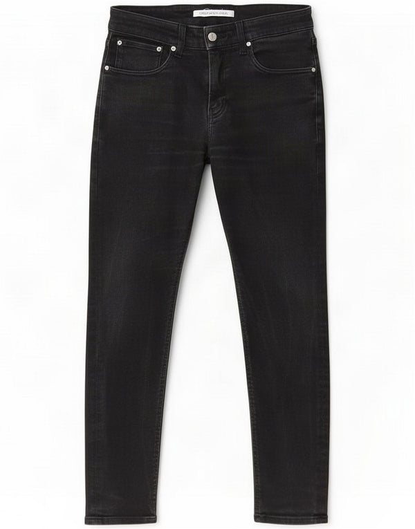 Calvin Klein Mens Skinny Jeans W32 L30 Black Cotton