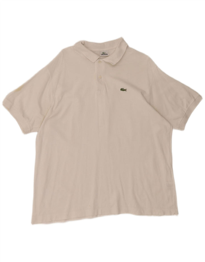 Lacoste muška polo majica veličina 7 2XL bijeli pamuk