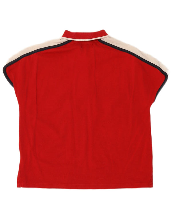 KAPPA ženska polo majica UK 10 Small Red Colourblock