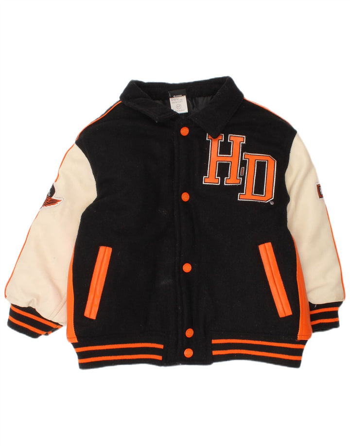 Sveučilišna jakna Harley Davidson za dječake, 3-4 godine tamnoplave boje