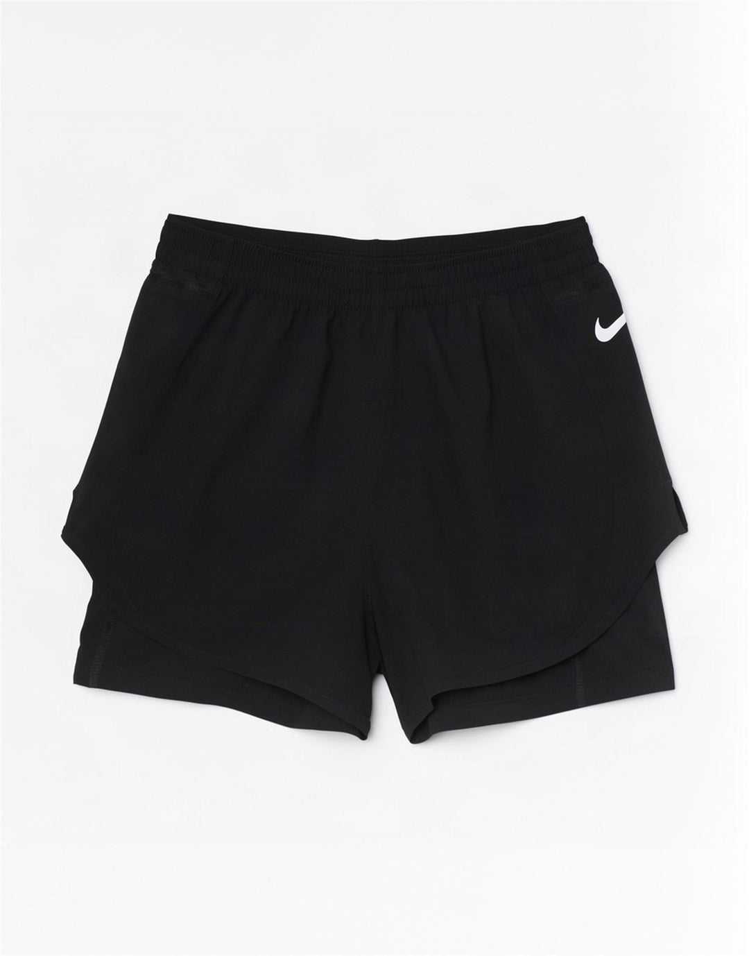Nike Ženske Dri Fit Sportske kratke hlače UK 12 Srednje crni poliester