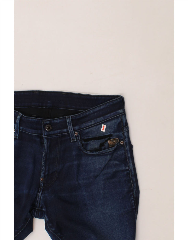 G-STAR Mens Revend Super Slim Jeans W32 L32 Navy Blue Vintage G-Star and Second-Hand G-Star from Messina Hembry 