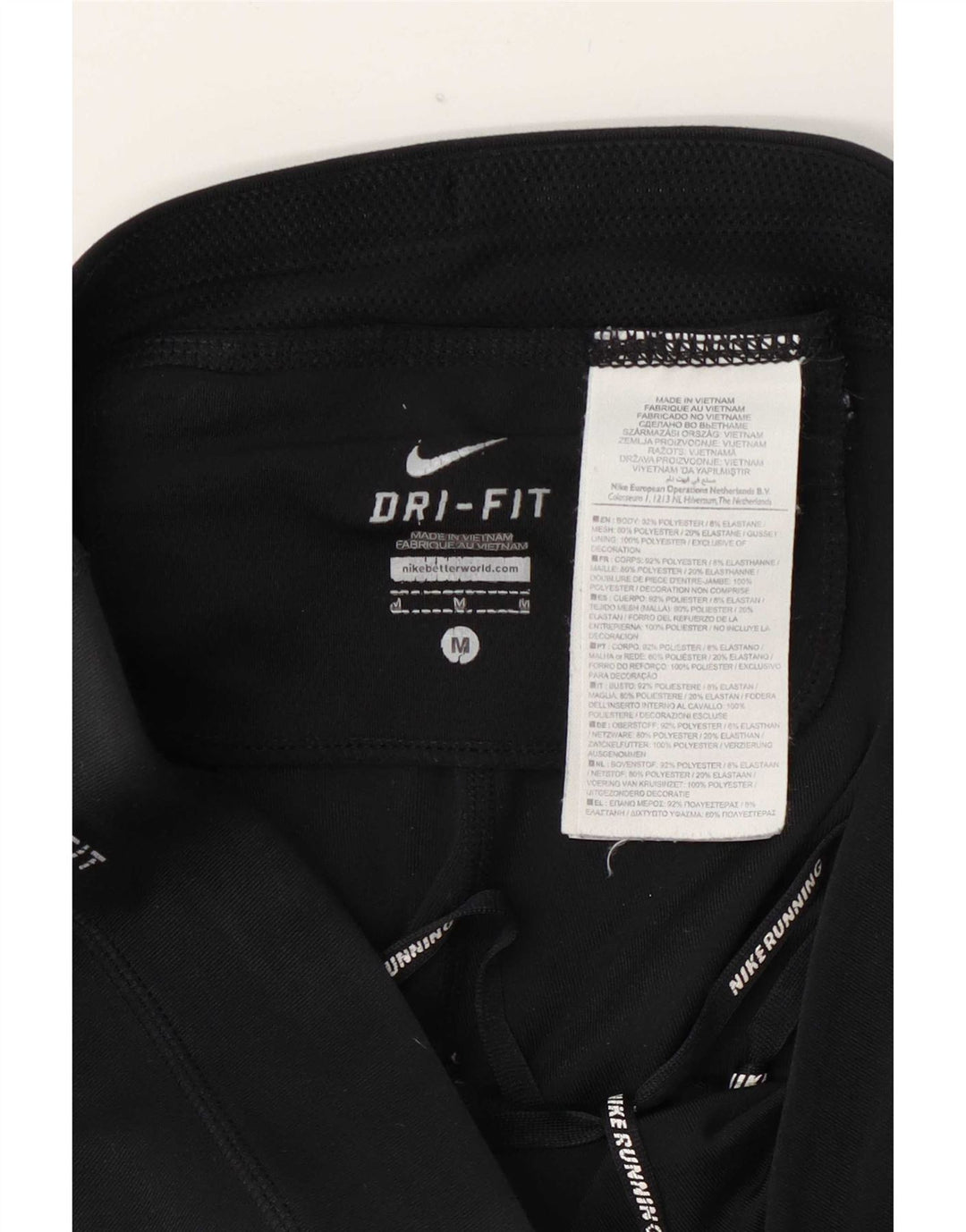 Nike Ženske Dri Fit Leggings UK 14 Medium tamnoplavi poliester