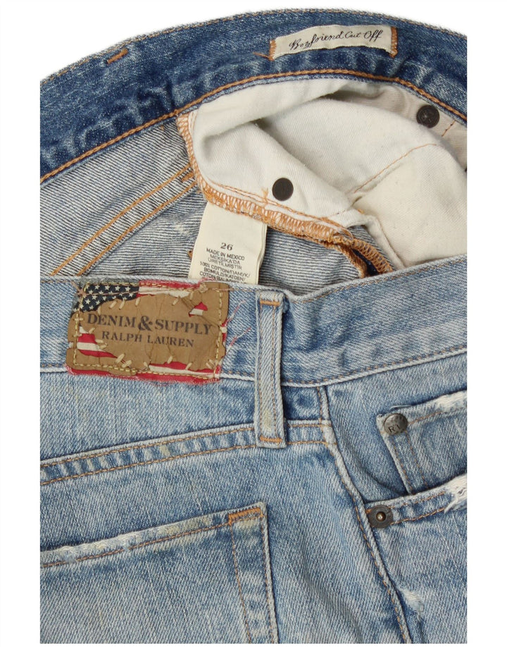 Ralph Lauren Ženske Boyfriend vruće hlačice od trapera, W26, male plave