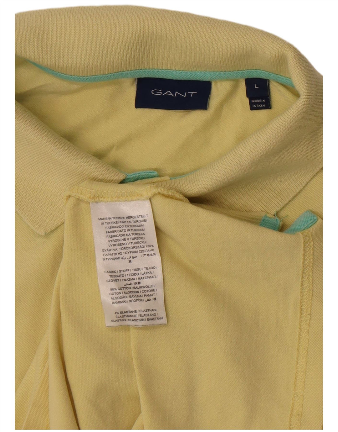 GANT muška polo majica velika žuta pamučna
