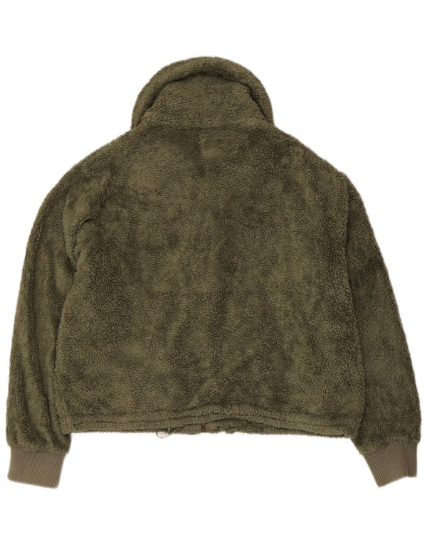 Billabong velika ženska jakna od flisa UK 10 Mali zeleni poliester