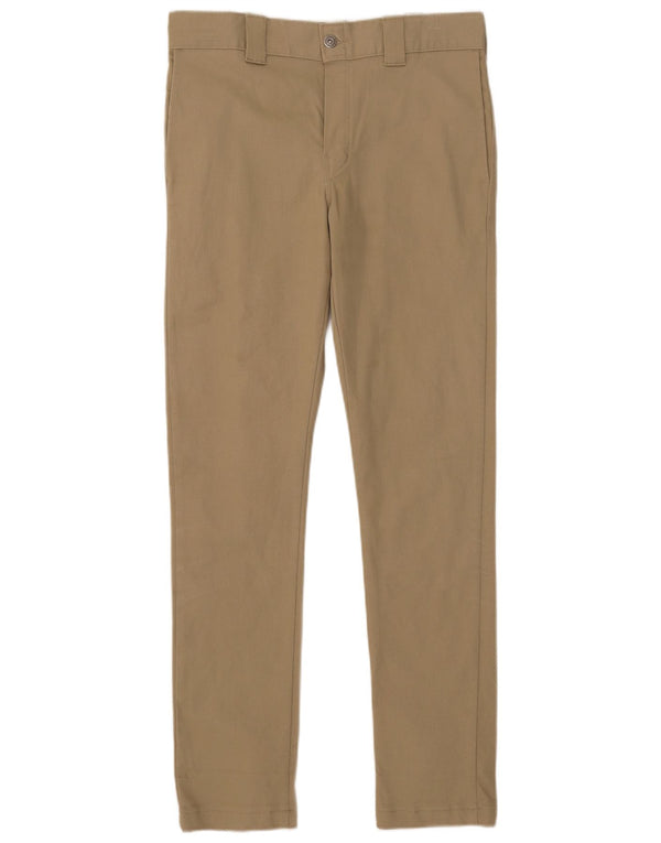 Dickies muške uske uske chino hlače W31 L32 bež pamuk