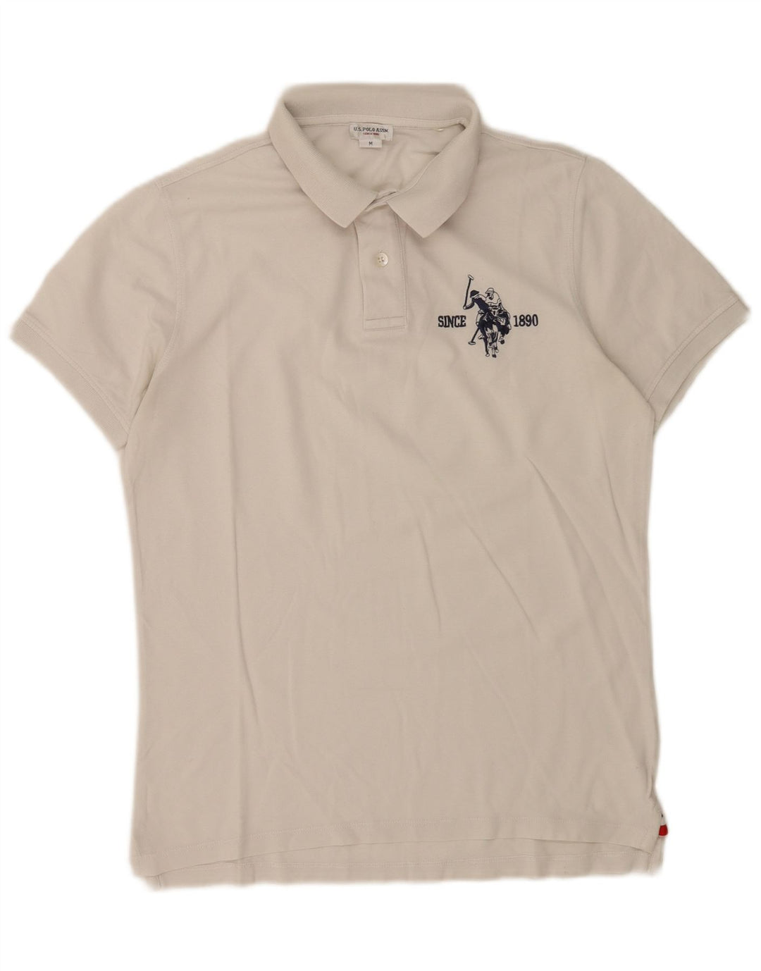 U.S. Polo Assn. Muška grafička košulja srednje bijele boje