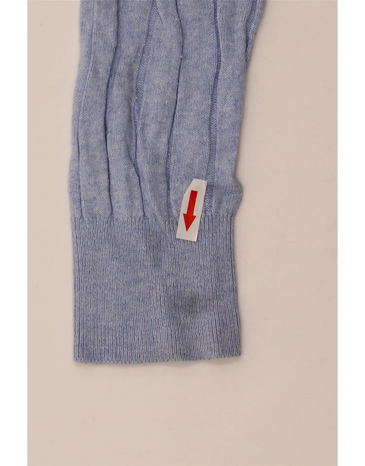 Marks & Spencer ženski džemper s V-izrezom UK 10 Small Blue