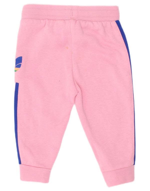 Adidas Baby Girls Graphic Joggers Trenirka Hlače 9-12 mjeseci Pink