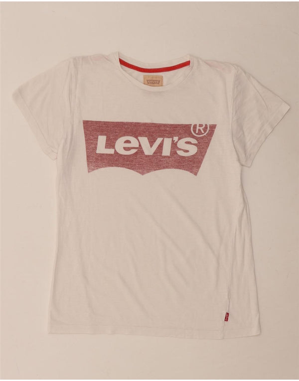 LEVI'S Majica s grafičkim motivima za dječake 13-14 godina bijela