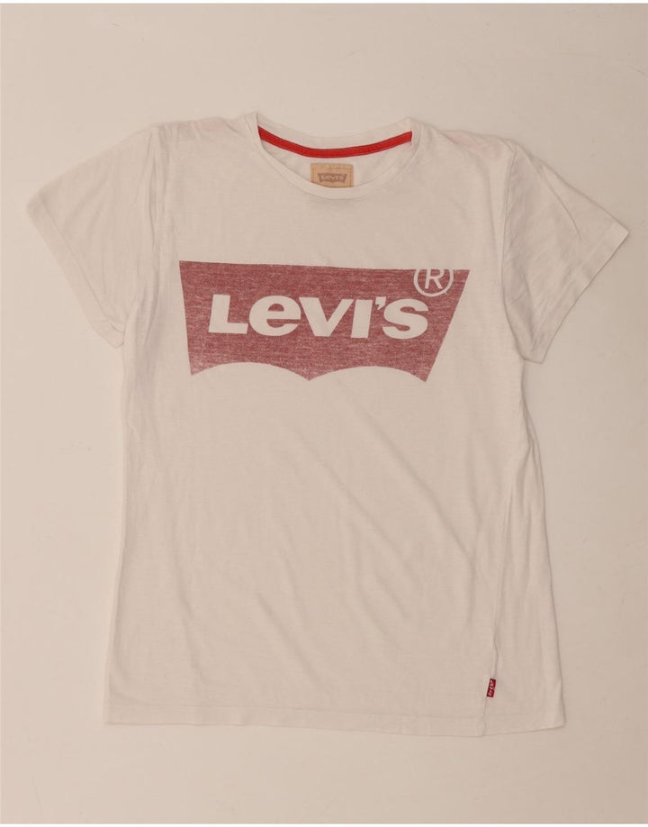 LEVI'S Majica s grafičkim motivima za dječake 13-14 godina bijela