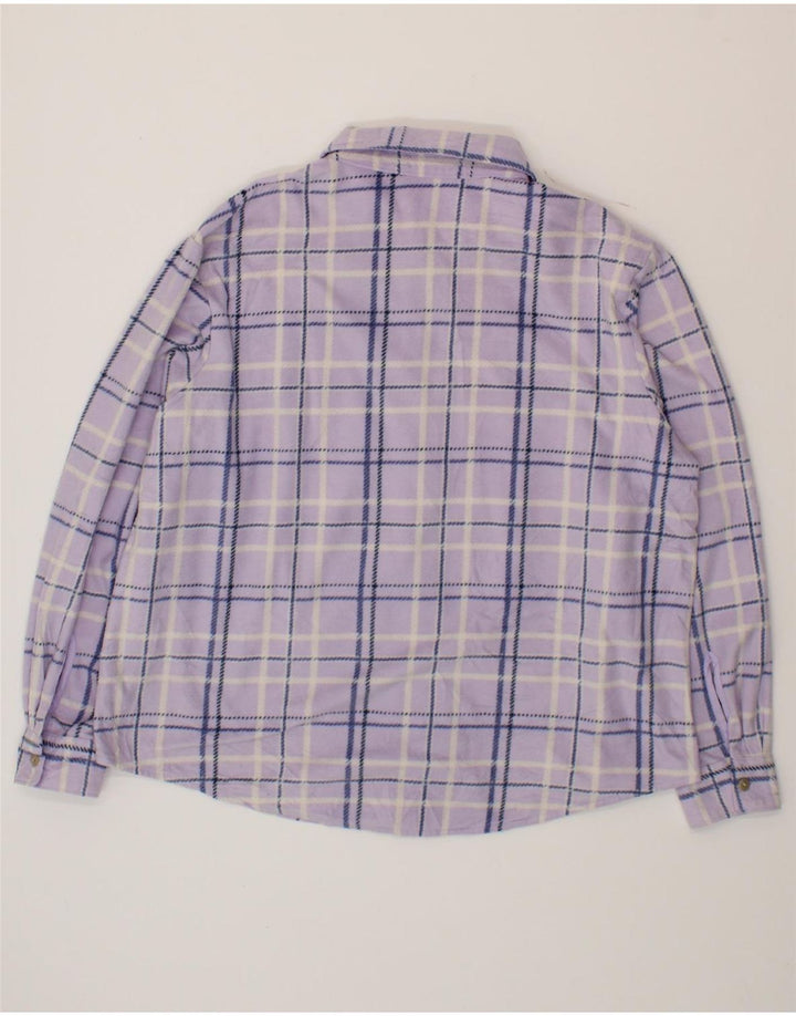 LEE Womens Riders Shirt UK 20 2XL Purple Check Polyester Vintage Lee and Second-Hand Lee from Messina Hembry 