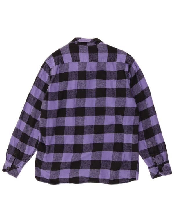 Dickies muška flanelska majica XL ljubičasta karirana pamuk