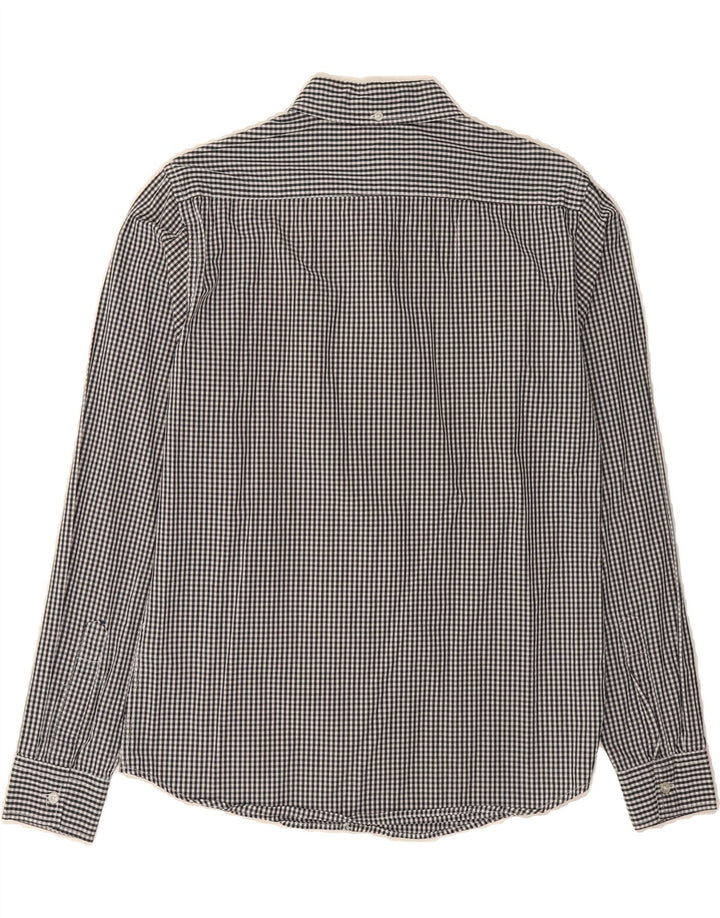 KANGOL Mens Shirt Medium Black Gingham Cotton Vintage Kangol and Second-Hand Kangol from Messina Hembry 