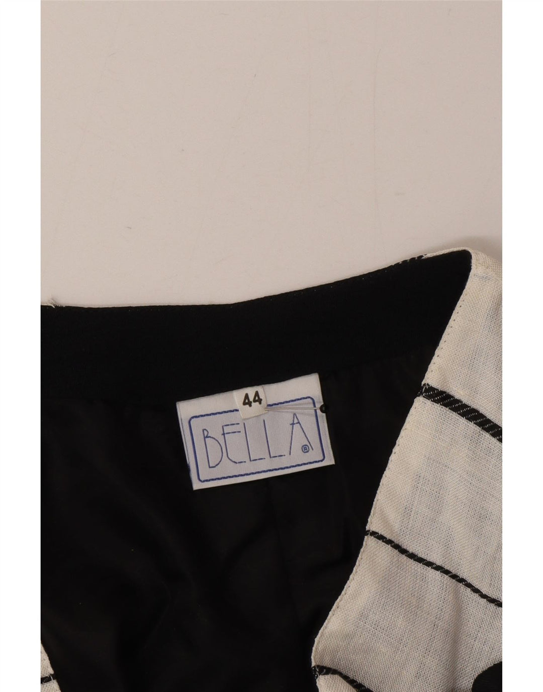 Vintage ženski bolero sako s dvostrukim kopčanjem IT 44 srednje bijele pruge