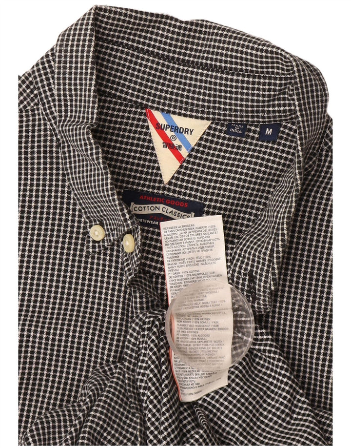 Superdry muška košulja Srednje crni gingham pamuk