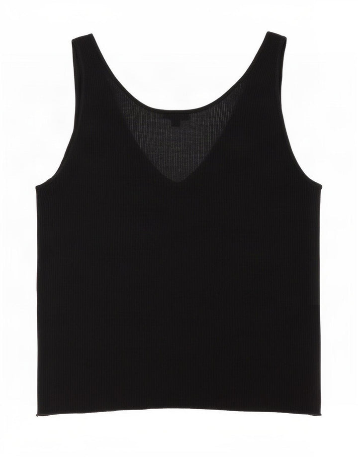 Ženska prozirna majica Massimo Dutti UK 18 XL crna