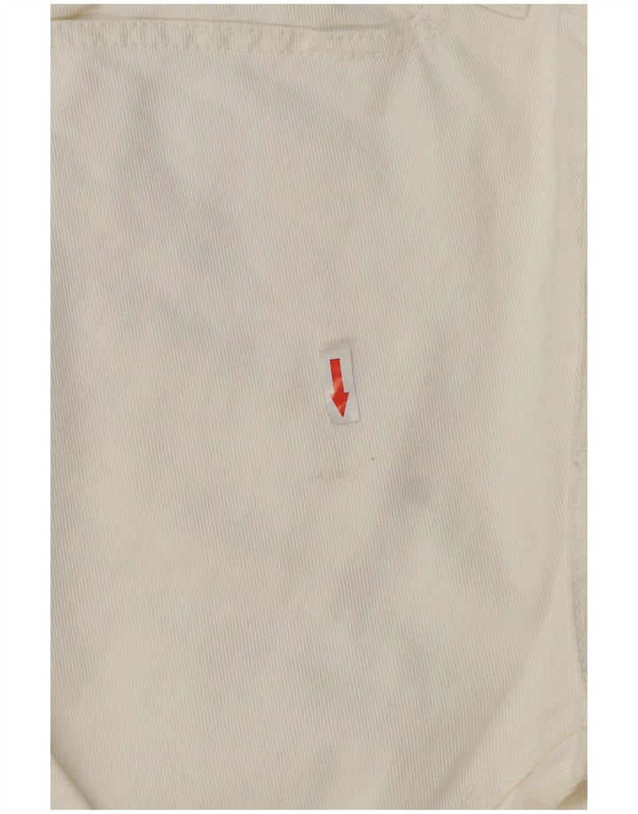 Dondup muške ravne traperice Stan Dart W33 L32 bijeli pamuk