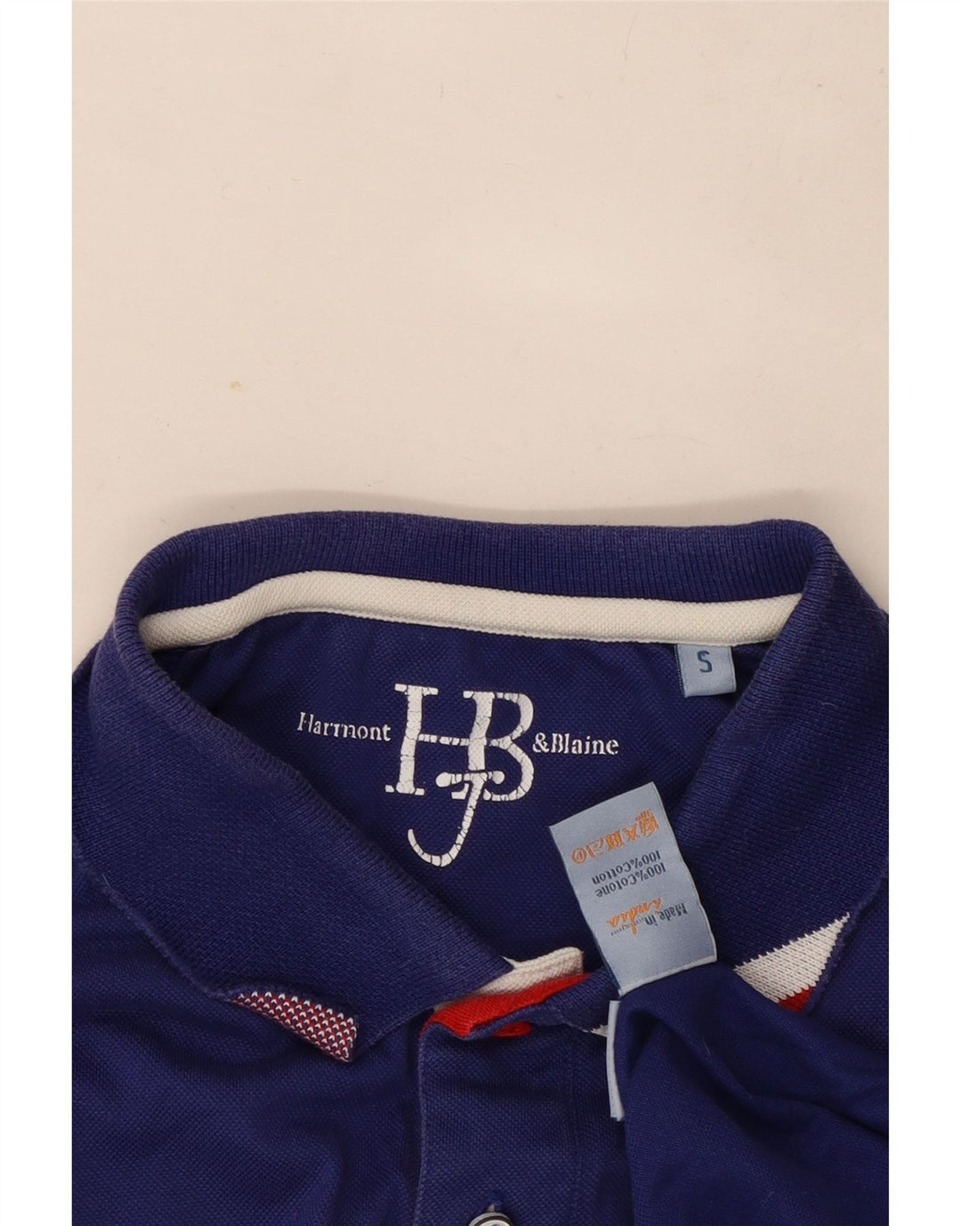 Harmont & Blaine muška polo majica Mala plava pamučna