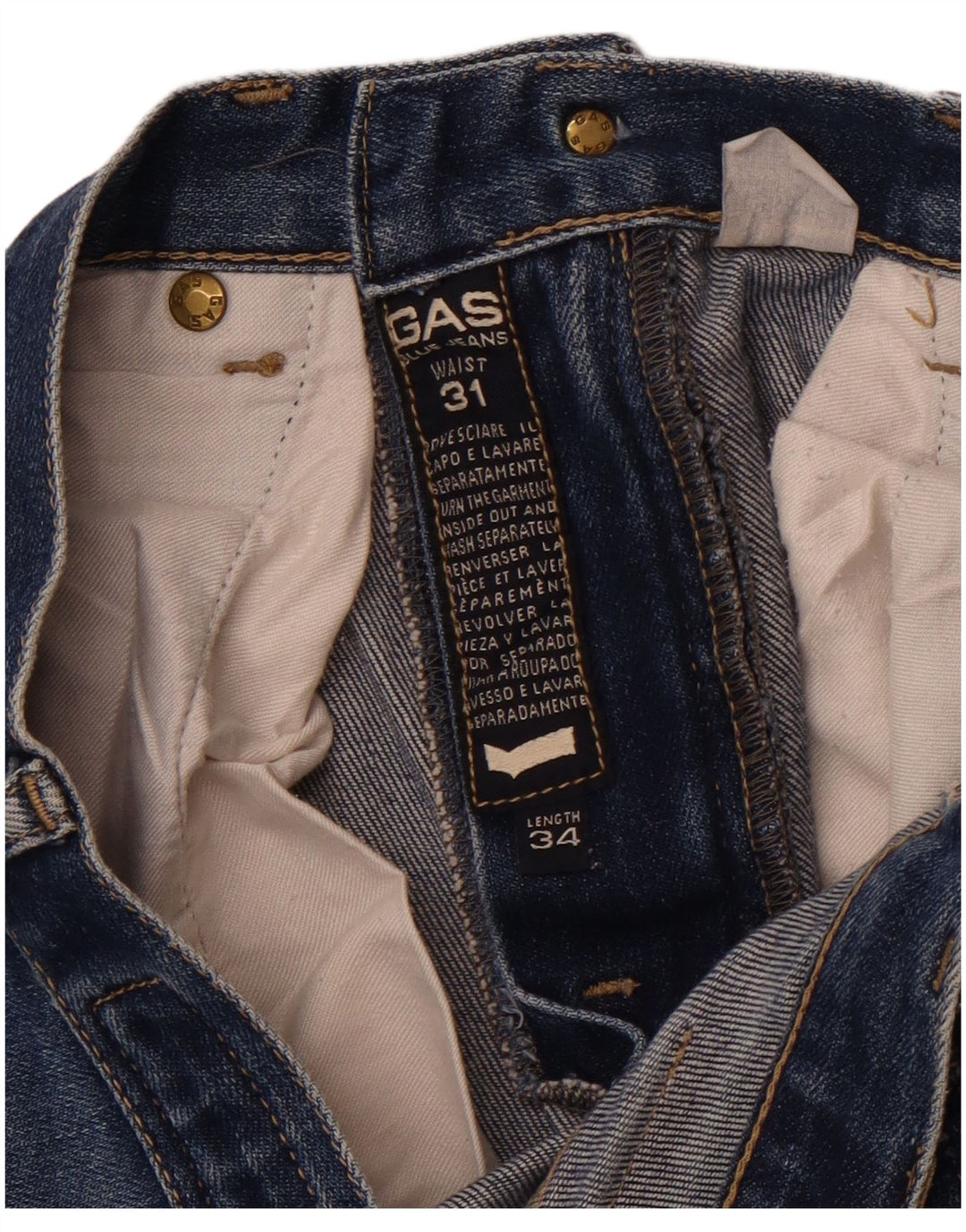 GAS Ženske Bootcut traperice W31 L28 Plave
