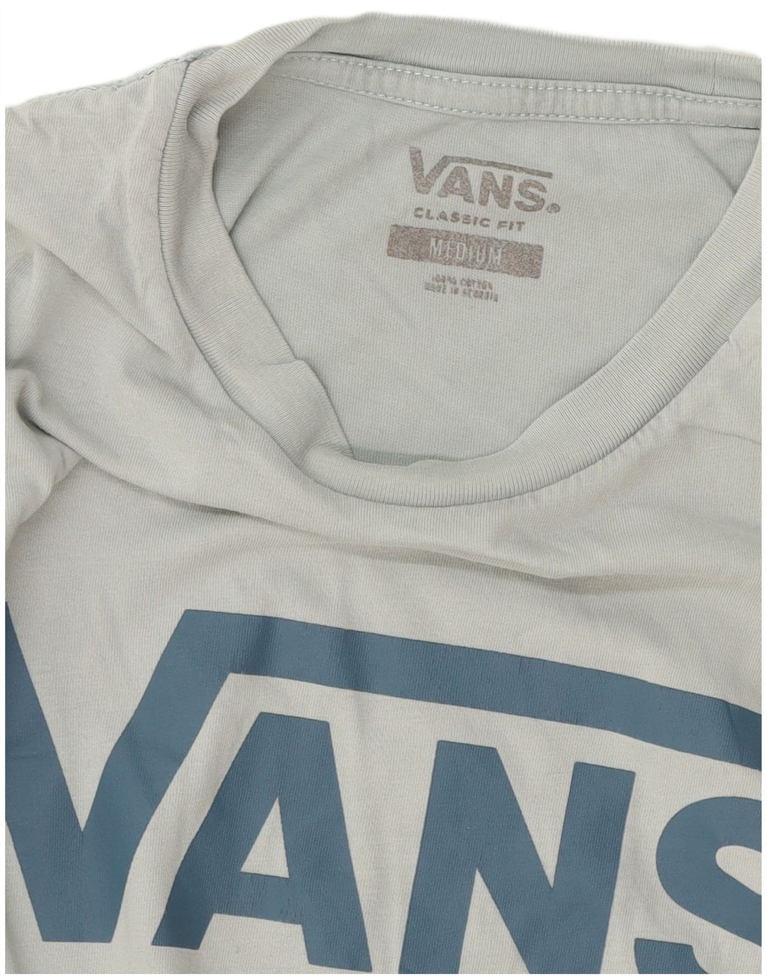 Vans muška majica kratkih rukava klasičnog kroja srednje plavi pamuk