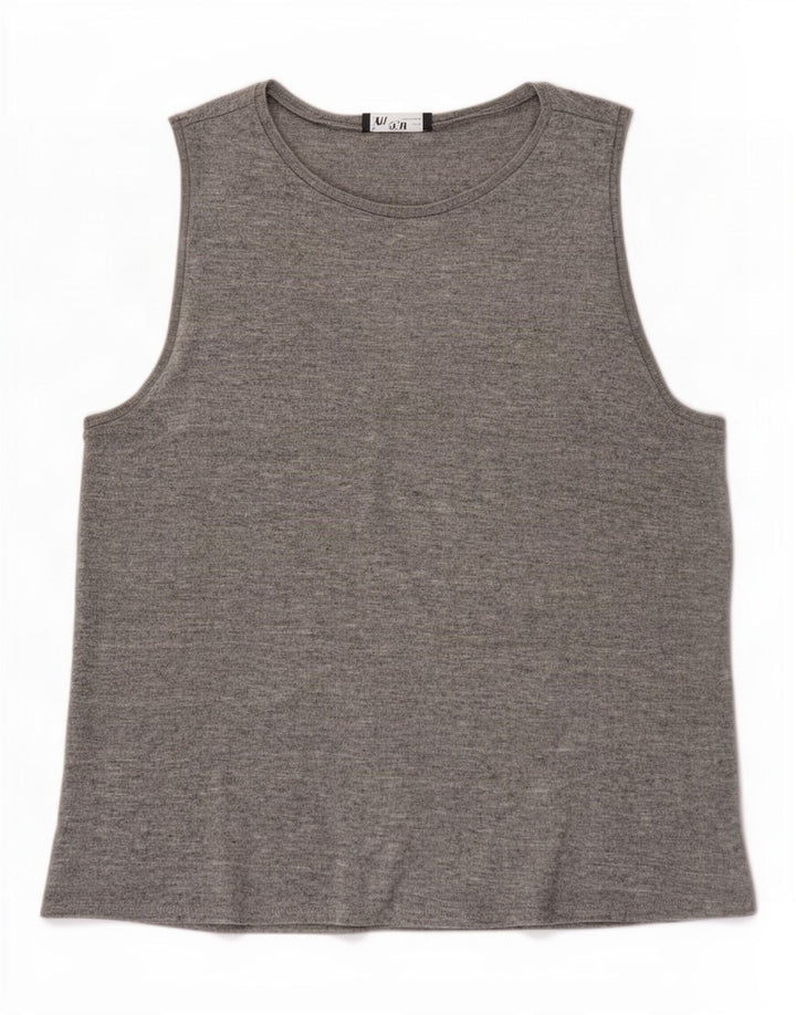 Zara ženski prsluk UK 18 XL siva viskoza