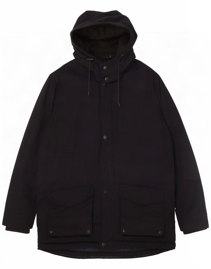Crew Clothing Muška parka jakna s kapuljačom UK 40 Large tamnoplavi poliester