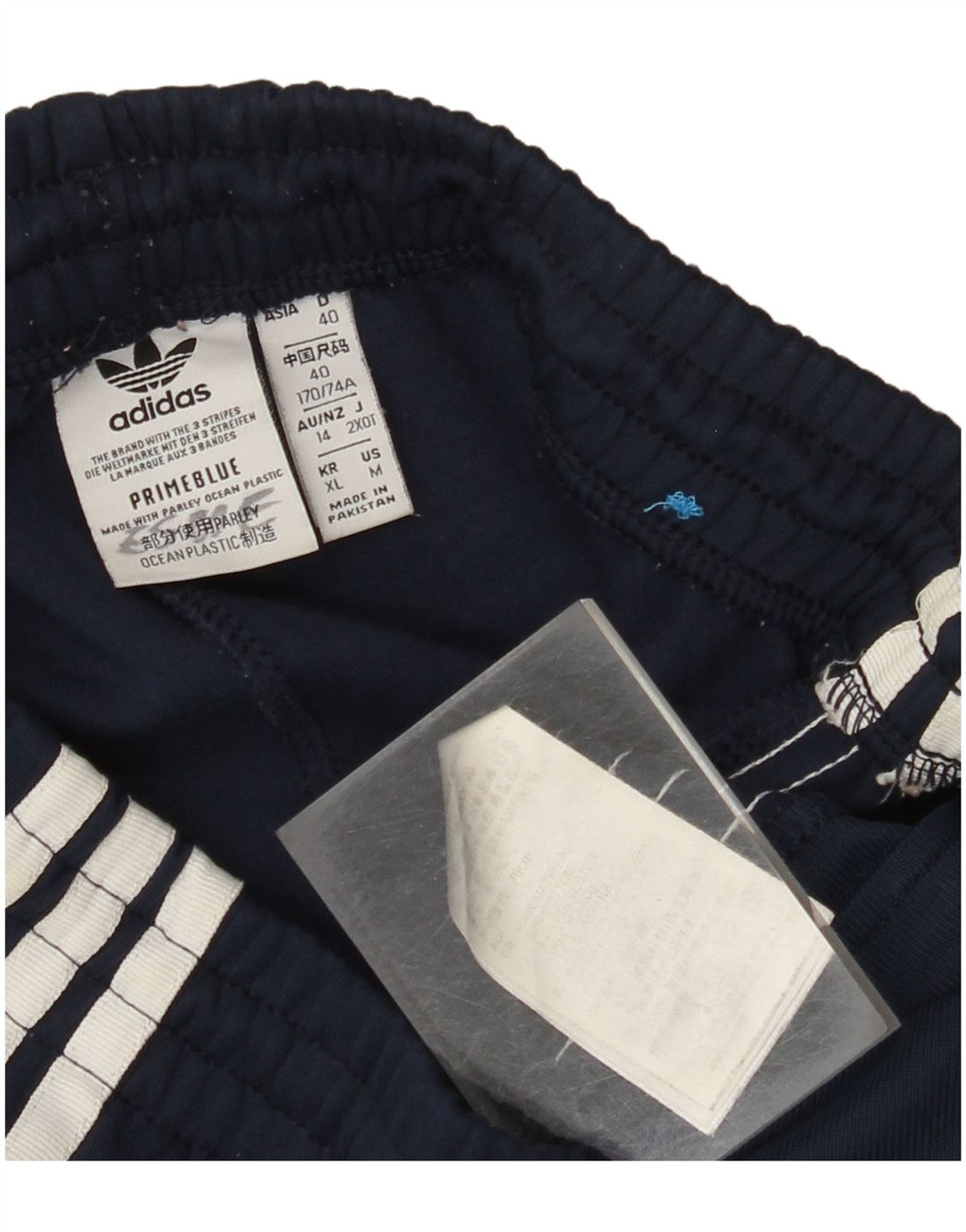 ADIDAS muške trenirke srednje tamnoplave pamučne hlače