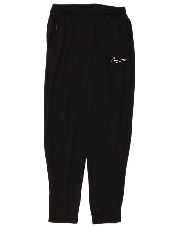 Nike Mens Dri Fit Tracksuit Trousers Large Black Polyester
