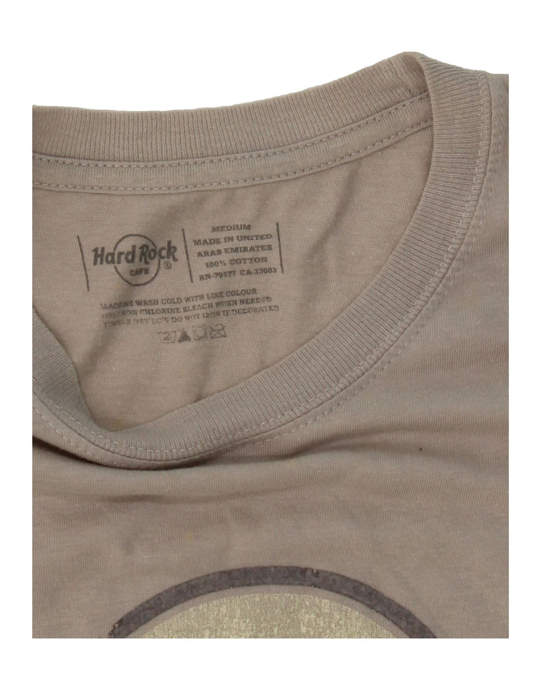 HARD ROCK CAFE Mens Munich Graphic T-Shirt Top Medium Grey Cotton Vintage Hard Rock Cafe and Second-Hand Hard Rock Cafe from Messina Hembry 