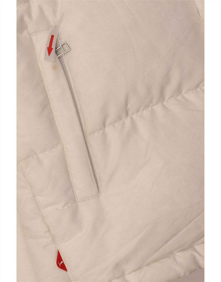 Puma ženska podstavljena jakna s kapuljačom UK 12 Medium White
