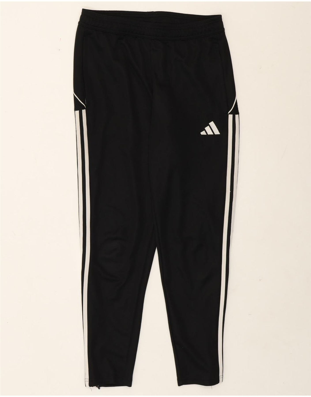 Adidas muške Aeroready Slim Fit hlače od srednje crnog poliestera